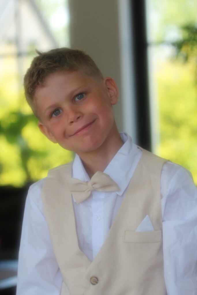 porträtt av fin pojke